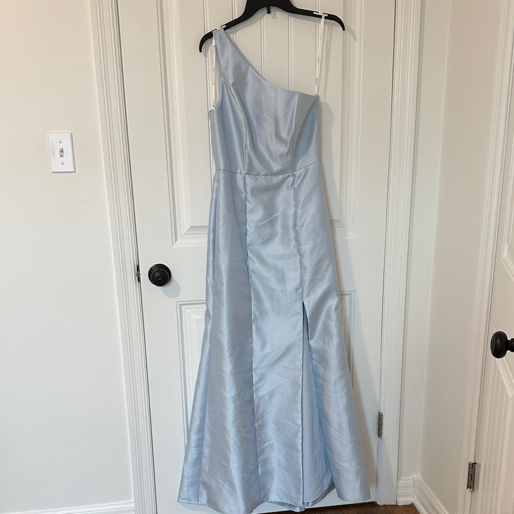 Bella bridesmaid dessy group one shoulder dress